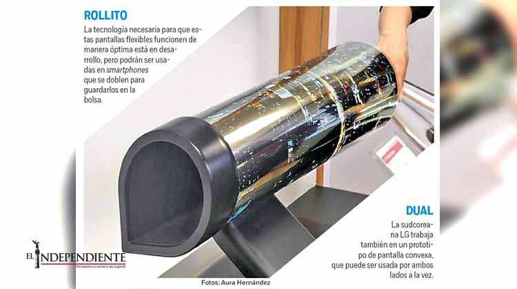 Las pantallas del futuro se enrollan