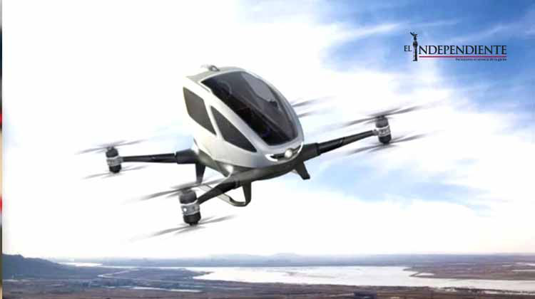 Presentan un dron capaz de transportar personas