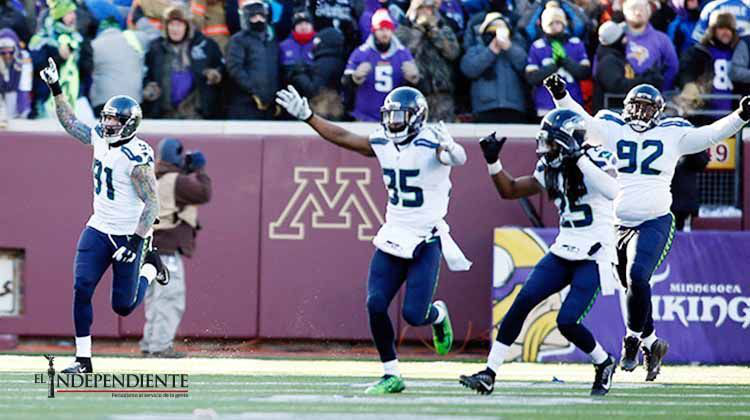 Vikingos fallan gol de campo y Seattle avanza a la ronda divisional