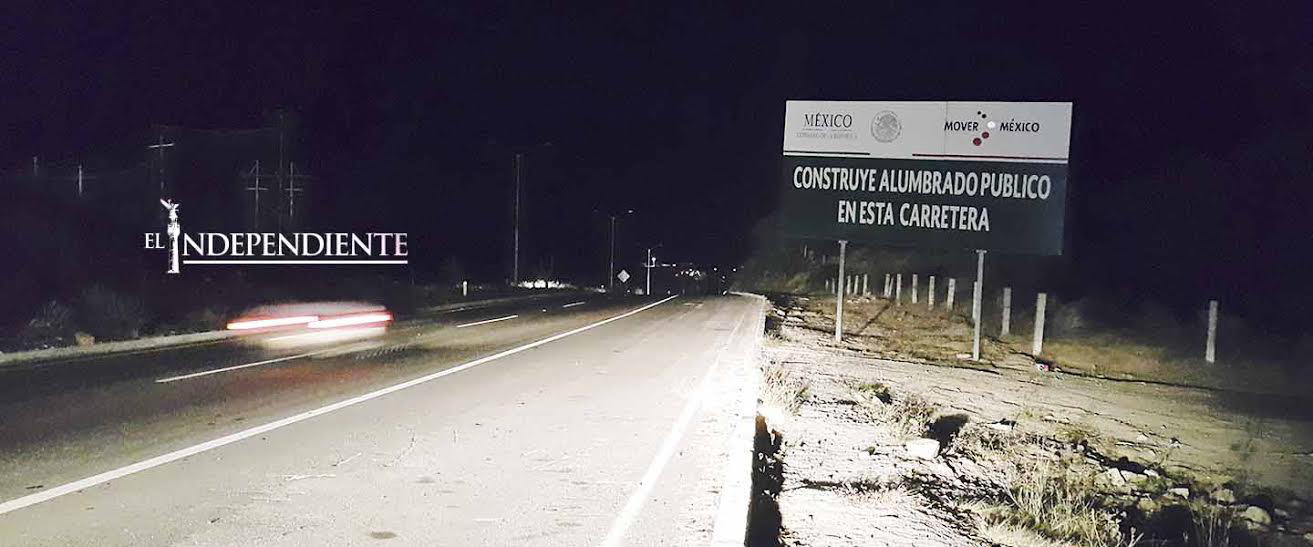Peligroso y obscuro el corredor turístico de Los Cabos