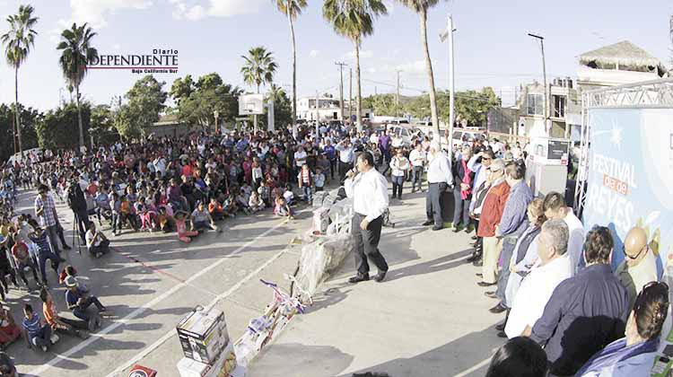 Visita el alcalde Martínez Vega la zona rural de La Paz