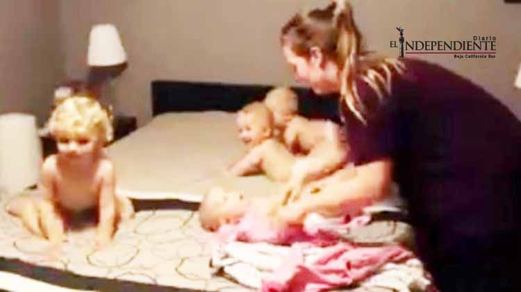 'Supermamá' impresiona a miles de internautas en Facebook