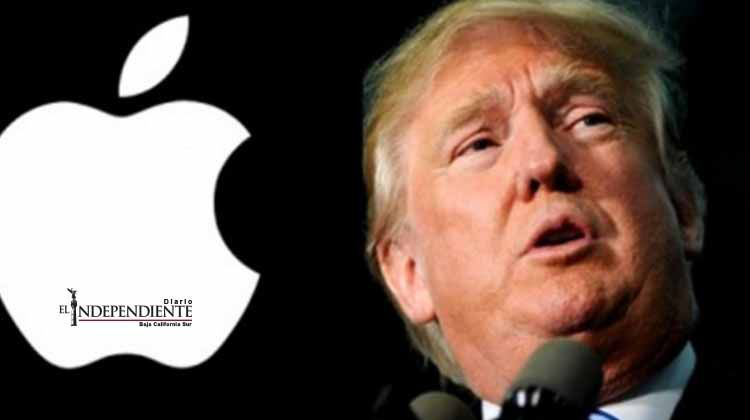 Ataca Trump a Apple por negarse a desbloquear iphone utilizado por homicida