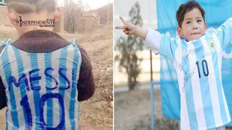 Messi envía camiseta firmada a admirador afgano