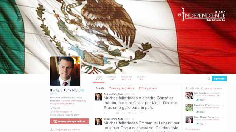 'Eres un orgullo para tu país', le dice EPN a González Iñárritu