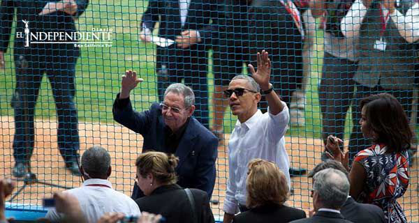 A ritmo de rumba, encuentro beisbolero presenciado por Obama y Castro