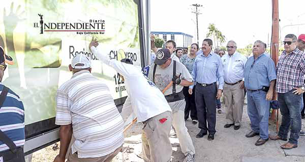 Retirará el Ayto de La Paz, 150 anuncios irregulares de la vía pública