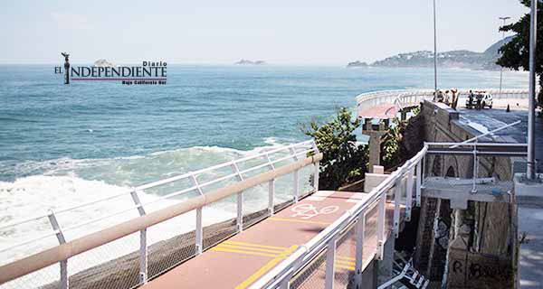 Se derrumba tramo de ciclovía construida para Juegos Olímpicos