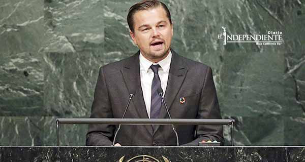 Leonardo DiCaprio aboga por la Tierra en la ONU