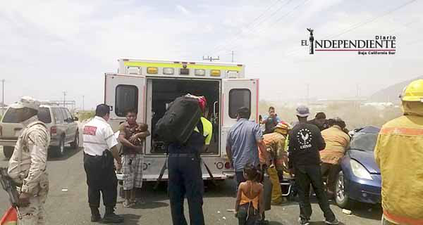 Tres lesionados por accidente vial dejó el fin semana en SJC