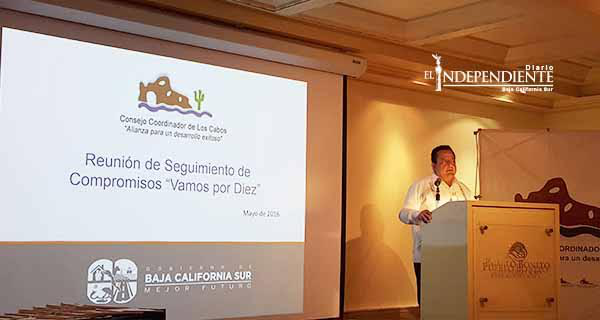 Presenta gobernador Mendoza Davis informe de actividades ante Consejo Coordinador de Los Cabos