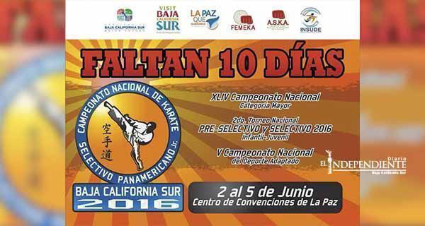 Falta 10 días para el nacional de Karate