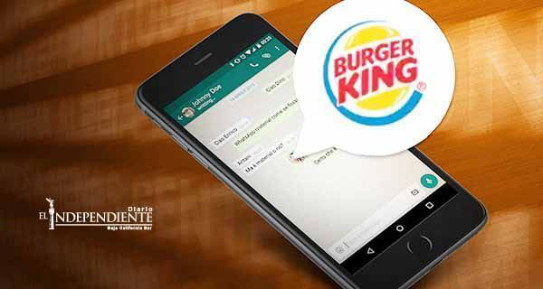 Fraude en WhatsApp ofrece descuentos de Burger King