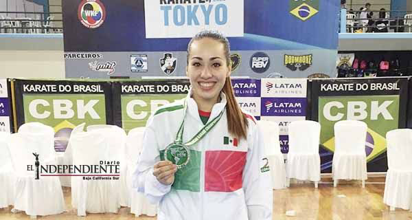 Medalla de plata para paula flores en Brasil
