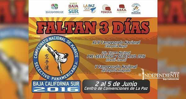 Estamos listos para el Campeonato Nacional Infantil, Juvenil y Mayores: Wilbert Caamal