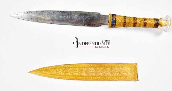 Daga en tumba de Tutankamón fue hecha con un meteorito