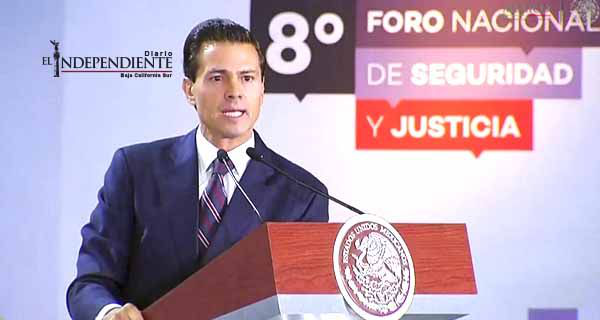 Nuevo sistema penal garantizará justicia plena para todos: Peña Nieto
