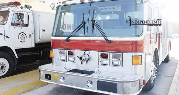 Llega una nueva máquina extintora a Bomberos