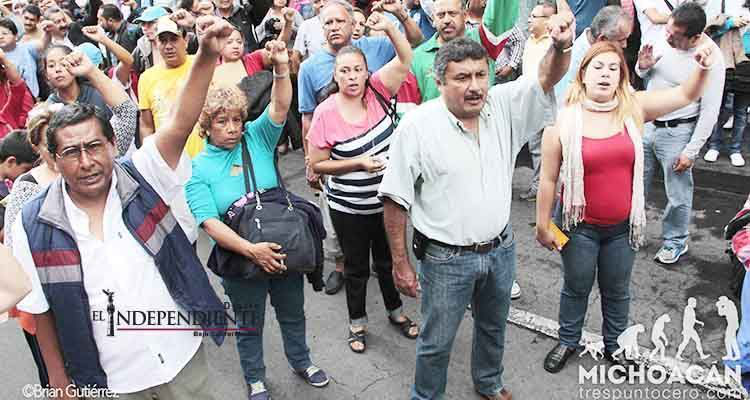 CNTE, normalistas y grupos indígenas marchan en Morelos