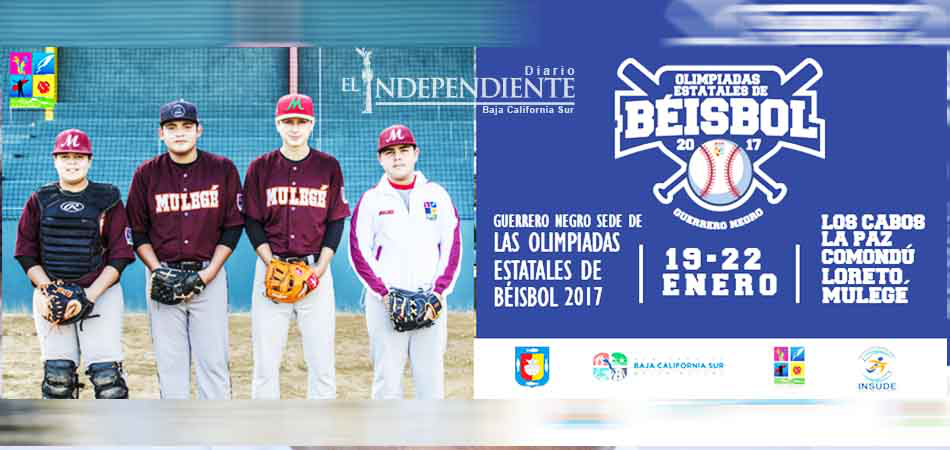 Guerrero Negro sede de las olimpiadas estatales de béisbol 2017