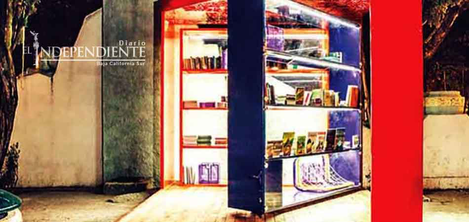 Convierten parque en una biblioteca de acceso gratuito