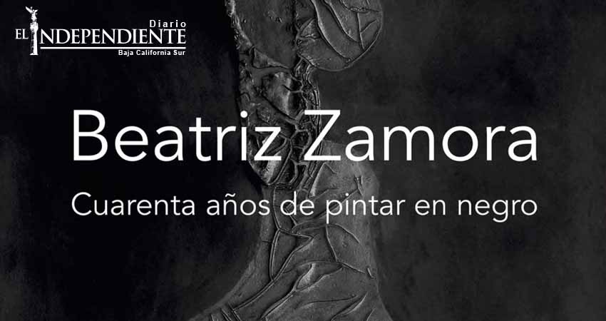 Beatriz Zamora, pintora mexicana; La oscuridad, su materia prima