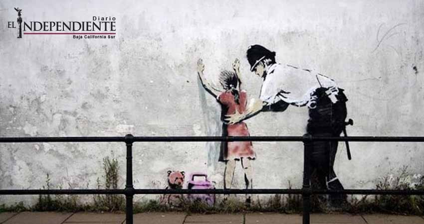 A propósito de graffiteros... Las paredes que sí hablan, de Banksy