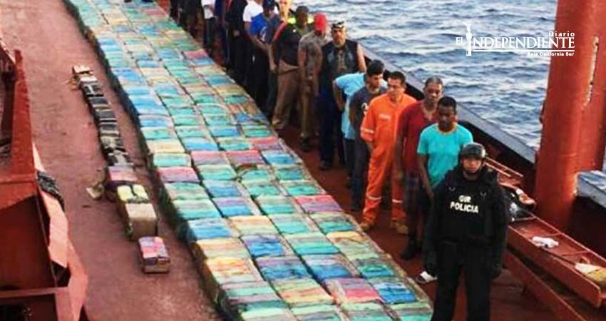 Interceptan barco rumbo a España con 5.5 toneladas de cocaína
