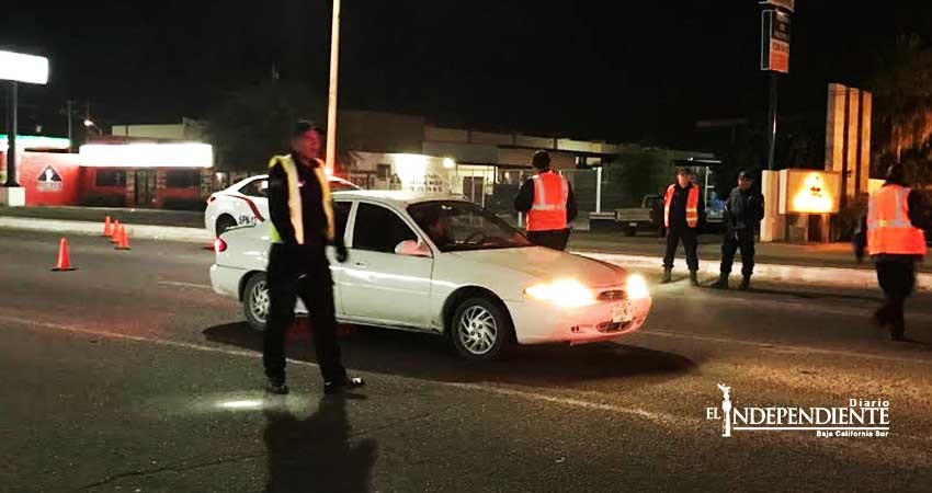 Han realizado 24 operativos de alcoholimetría en La Paz durante 2017