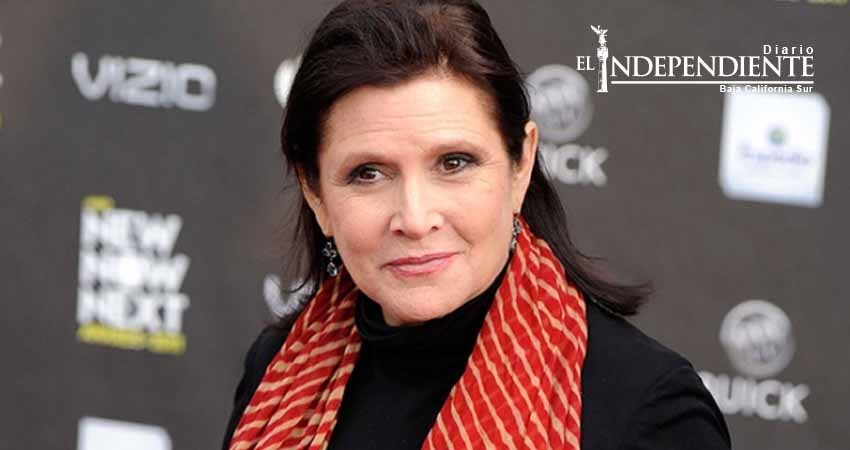 Carrie Fisher murió por apnea del sueño 