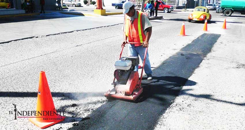 Cuadrilla de  bacheo  del SAPA La Paz ha realizado más de 444 reparaciones