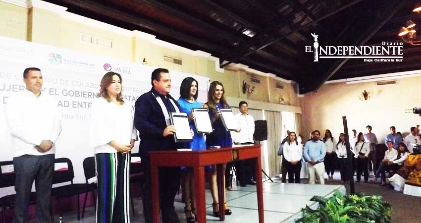 Firman colaboración para reforzar igualdad de género en BCS