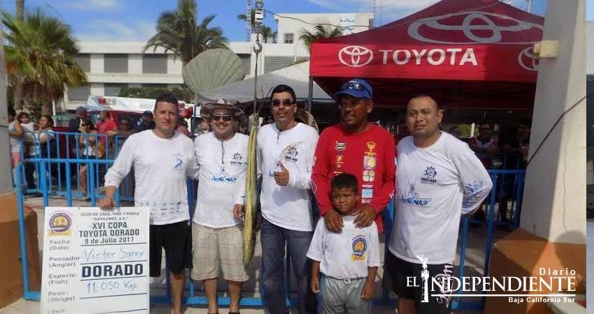 Jorge Ayala, ganador en la edición XVI del Torneo de Pesca "Copa Toyota Dorado”