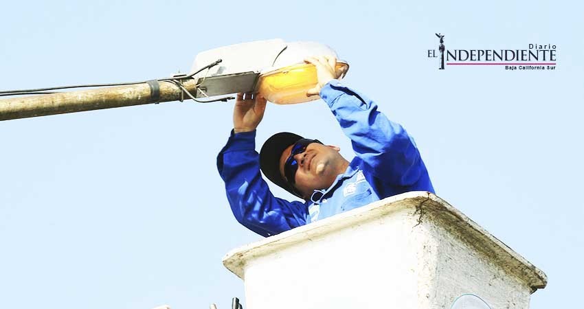 A mediados de este mes inician trabajos intensivos de reparación de luminarias 