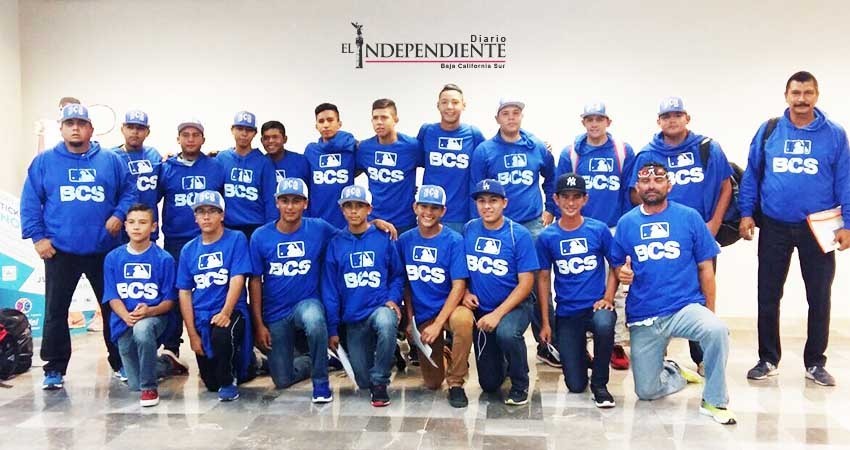 Viajó a México el Selectivo de BCS para participar en el Campeonato Nacional de Béisbol categoría Sub14