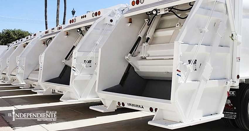 Para septiembre contará La Paz con 40 camiones de basura