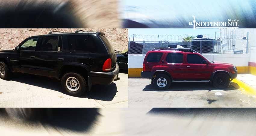 Localizan vehículos con reporte de robo