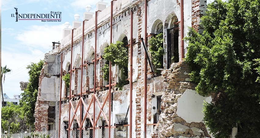 Trabaja INAH  en la preservación de monumentos históricos de BCS