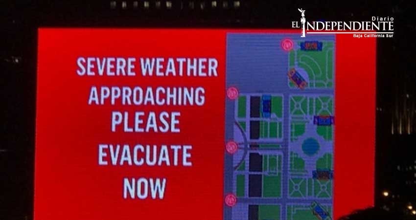 Evacuan Lollapalooza por mal clima