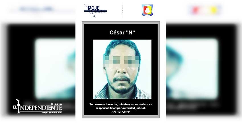 Fue detenido y apresado por el delito de violencia intrafamiliar