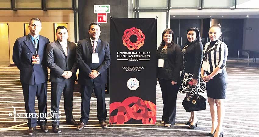 Participa personal de la PGJE al simposio nacional de ciencias forenses en México