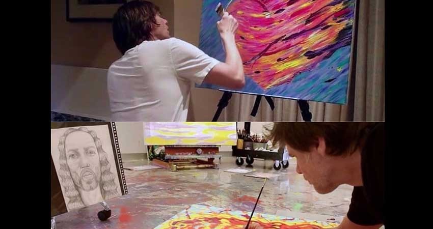 Jim Carrey se refugia en la pintura tras ruptura con 'playmate'