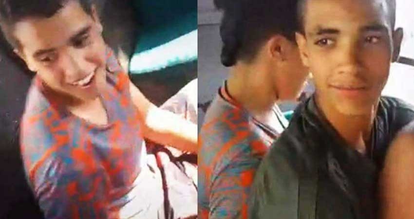 Desnudan a una joven en un camión; y nadie la ayuda