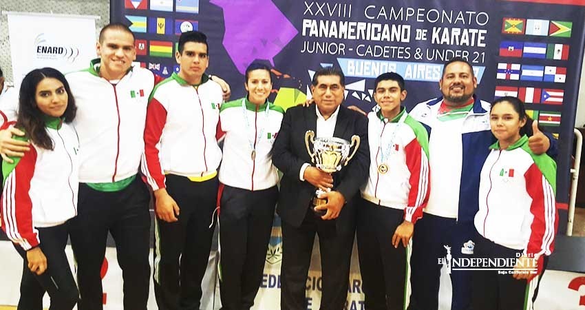 Destacan karatecas sudcalifornianos en el Panamericano de Argentina