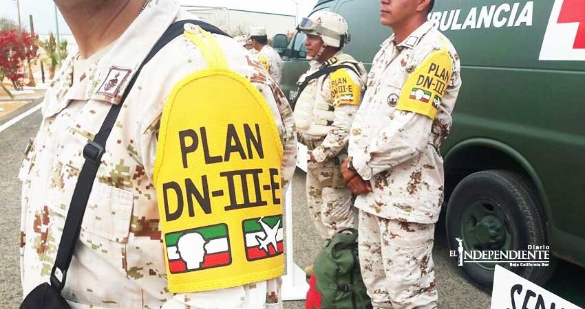 Secretaría de la Defensa Nacional aplica el Plan DNII-E