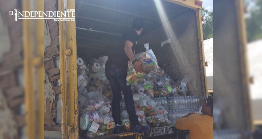 Sale para San José del Cabo (SJC) el primer camión con ayuda para damnificados