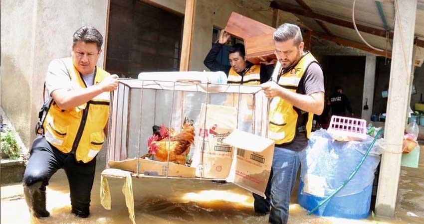 Activan Plan DN-III por inundaciones en Oaxaca