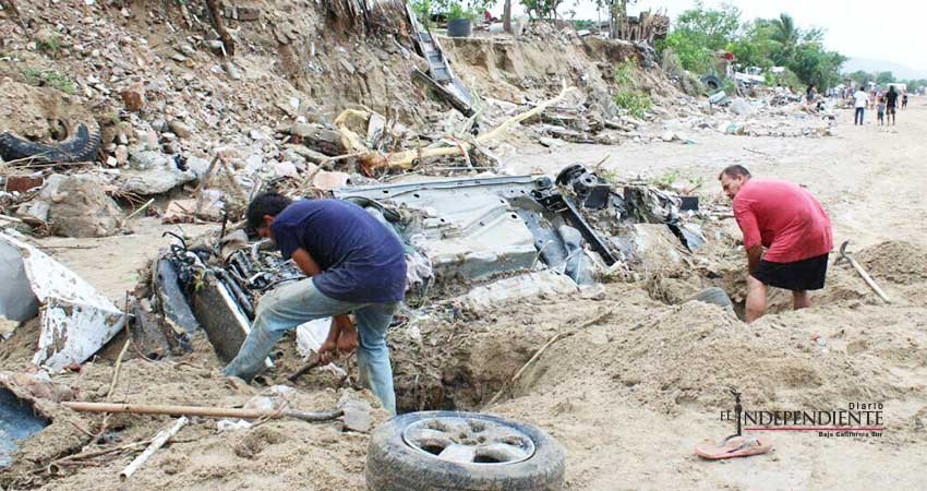 Protección Civil realiza peinado de arroyos en busca de cuerpos