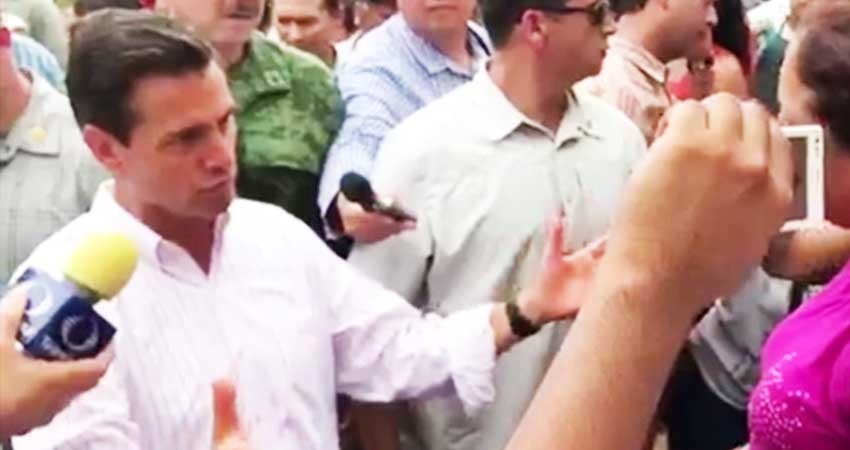 Anuncia Peña empleo temporal para damnificados por sismo