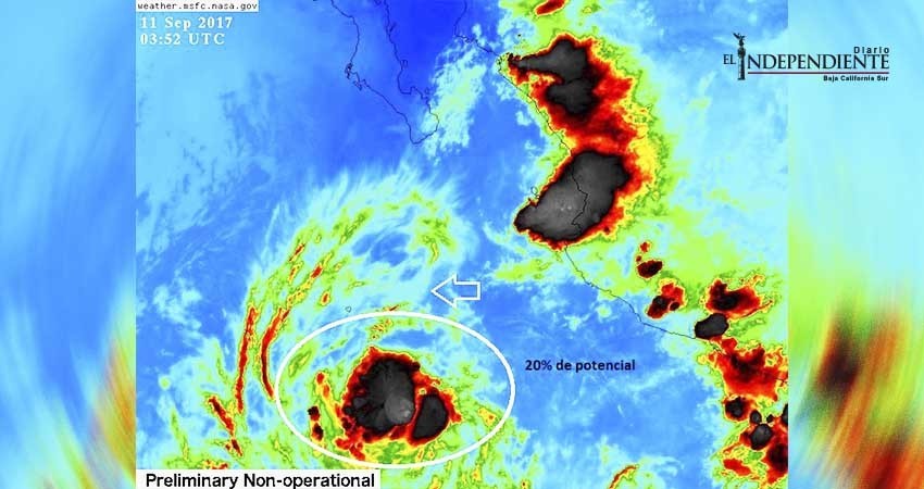 Ya son 3 sistemas de baja presión con potencial ciclónico
